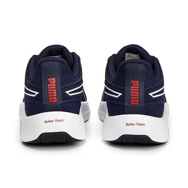Puma Unisex Adult Better Foam Legacy Running Shoe (  Navy-White , 7 )