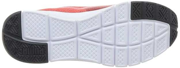 Puma womens Flexracer HM NU Wn's Dark Shadow-Hot Coral Sneaker - 7 UK