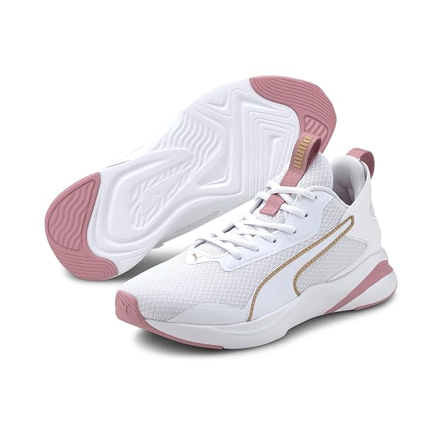 PUMA | SOFTRIDE Rift Women's Walking Shoes | White-Foxglove | 3.5UK