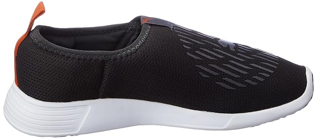 Puma Mens Glarus Slip on Black-Steel Gray-Dark Shadow-Firelight Sneaker - 4 UK