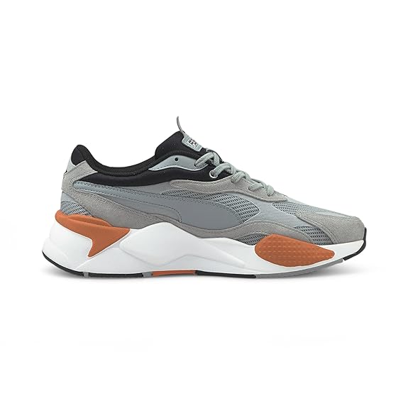 Puma Unisex-Adult RS-X³ Twill AirMesh  Sneaker (Quarry-Quarry , 4 UK )