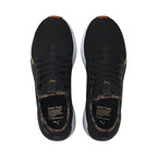 Puma Womens Better Foam Adore Safariglam Walking Shoe ( Black-Team Gold , 3 UK )