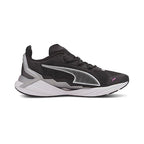 Puma womens UltraRide Wn's Puma Black-Metallic Silver Walking Shoe- 3 UK