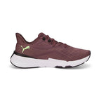 PUMA Womens PWRFrame TR Wn's CASTLEROCK-Black-Platinum Gray Training Shoe - 3UK