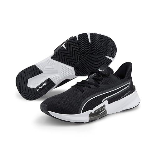 Puma Womens PWRFrame TR WN's Black-Deep Orchid-Neon Citrus Training Shoe - 3 UK