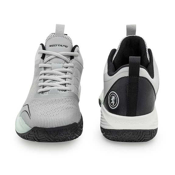 Red Tape Lifestyle Casual Shoes for Men | Elegantly Rounded Front, Soothing Insole & Impact-Resistant Comfort_Light Grey 9 UK