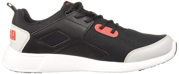 Puma mens Stoop IDP Low Boot Puma Black-High Risk Red-Quarry 8 UK