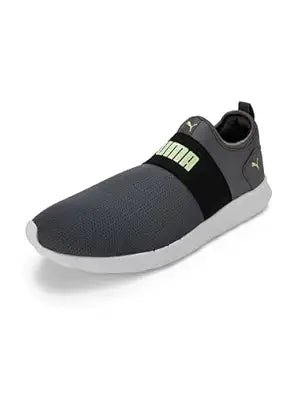 Puma Unisex-Adult Tronic Slip On Castlerock-Black-Fizzy Apple Sneaker - 11 UK