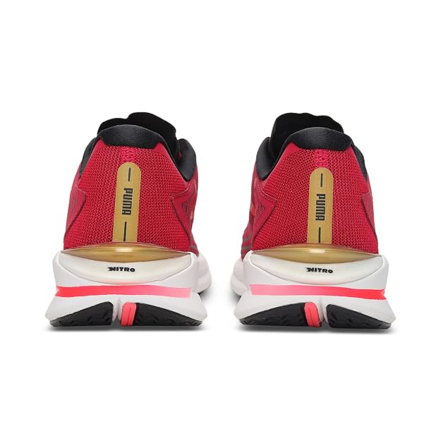 Puma Womens Electrify Nitro Turn WNS Persian Red Running Shoe - 4UK