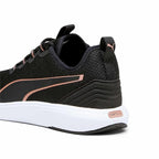 PUMA Unisex-Adult Softride Cruise 2 Black-Rose Gold-White Running Shoe - 4 UK
