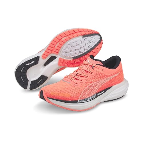 PUMA Women, Deviate NITRO™ 2 Wn, Sunset Glow-Black, Running Shoe, 3UK