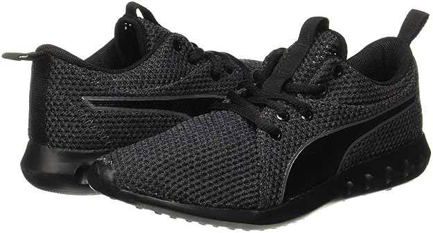 Puma Unisex-Child Carson 2 Knit Idp Running Shoes (Periscope Black Grey , 4 )