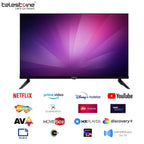 Telestone 43" Full HD LED TV | Smart TV | Bezel-Less Design | Android 9 | Dual Remote | 350 Nits Ultra Bright Display & Powerful Sound