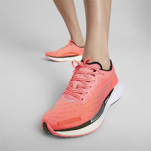 PUMA Women, Deviate NITRO™ 2 Wn, Sunset Glow-Black, Running Shoe, 3UK