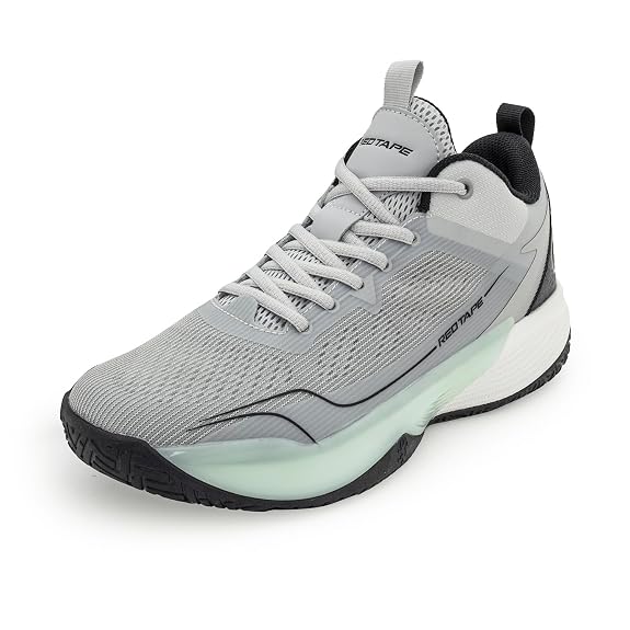 Red Tape Lifestyle Casual Shoes for Men | Elegantly Rounded Front, Soothing Insole & Impact-Resistant Comfort_Light Grey 9 UK