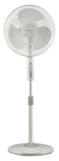 Bajaj Neo-Spectrum 400 MM Pedestal Fan for Home | High Air Delivery | High Speed | Full Copper Motor | Overload Thermal Protector 【Grey】