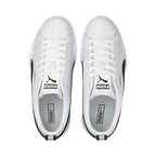 Puma | Womens | Mayze Platform Sneakers | White-Black | 6UK