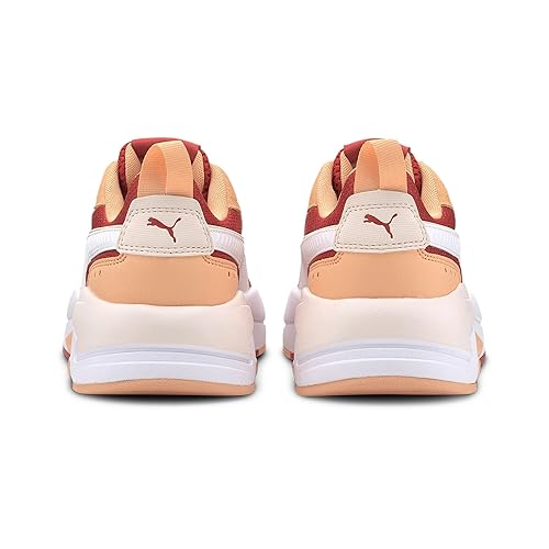 PUMA Unisex Adult X-Ray Sneakers (High Risk Red White-Cantaloupe-Rosewater 3.5UK)