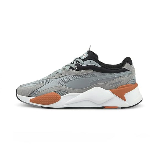 Puma Unisex-Adult RS-X³ Twill AirMesh  Sneaker (Quarry-Quarry , 4 UK )