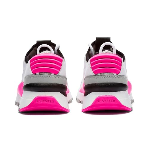 Puma Unisex-Adult RS-0 Sound White-Gray Violet-Knockout Pink Sneaker - 3 UK