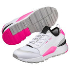 Puma Men RS0 Sound Sneaker (Puma White-Gray Violet-KNOCKOUT PINK , 3.5 UK )