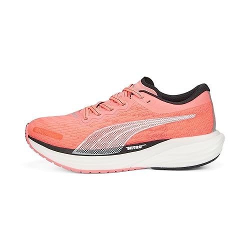 PUMA Women, Deviate NITRO™ 2 Wn, Sunset Glow-Black, Running Shoe, 3UK