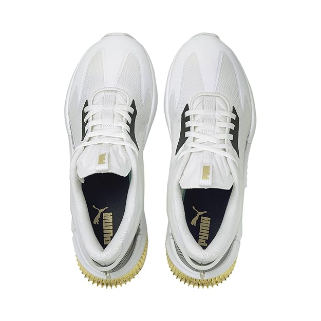 Puma Womens Provoke XT FTR Moto WN's White-Team Gold Training Shoe - 3 UK