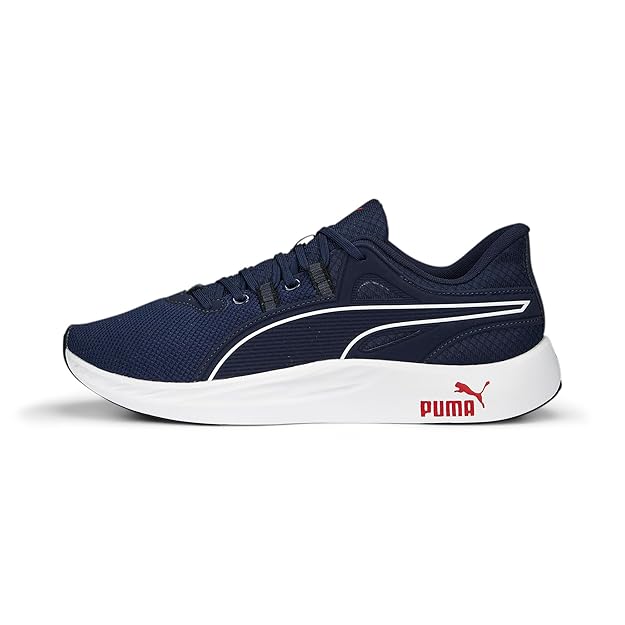 Puma Unisex Adult Better Foam Legacy Running Shoe (  Navy-White , 7 )