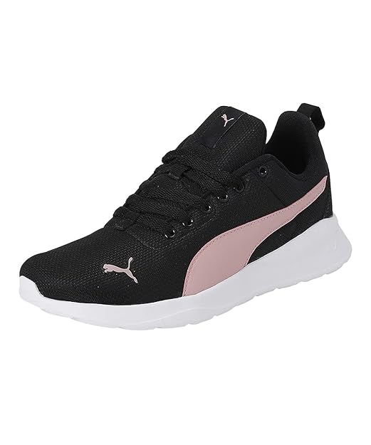 Puma Womens Anzarun Lite WN's Black-White-Bridal Rose Sneaker UK-3 (38301201)