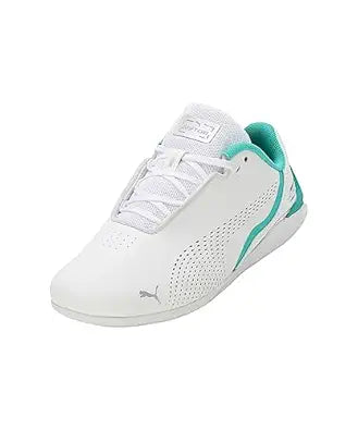 Puma Unisex-Kid MAPF1 Drift Cat Decima Jr White-Spectra Green Sneaker UK-4 (30726305)