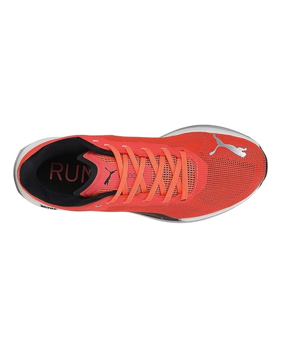 Puma Womens Velocity Nitro WNS Lava Blast-Black-Silver Running Shoe UK-4 (19569701)