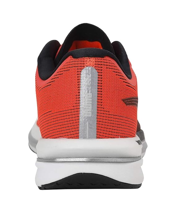 Puma Womens Velocity Nitro WNS Lava Blast-Black-Silver Running Shoe UK-4 (19569701)