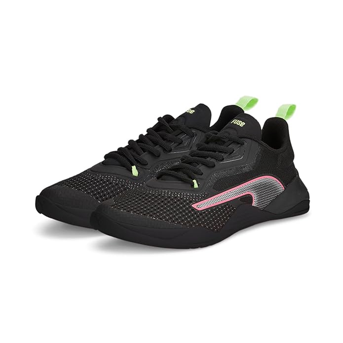 Puma Womens Fuse 2.0 WN's Black-Sunset Pink Training Shoe UK-4 (37616904)