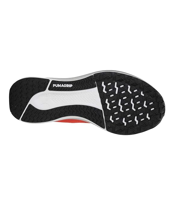 Puma Womens Velocity Nitro WNS Lava Blast-Black-Silver Running Shoe UK-4 (19569701)