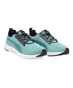 PUMA womens Puma Flexracer HM NU Wn s IDP Puma Black-Blue Turquoise-Puma White Sneaker-3UK