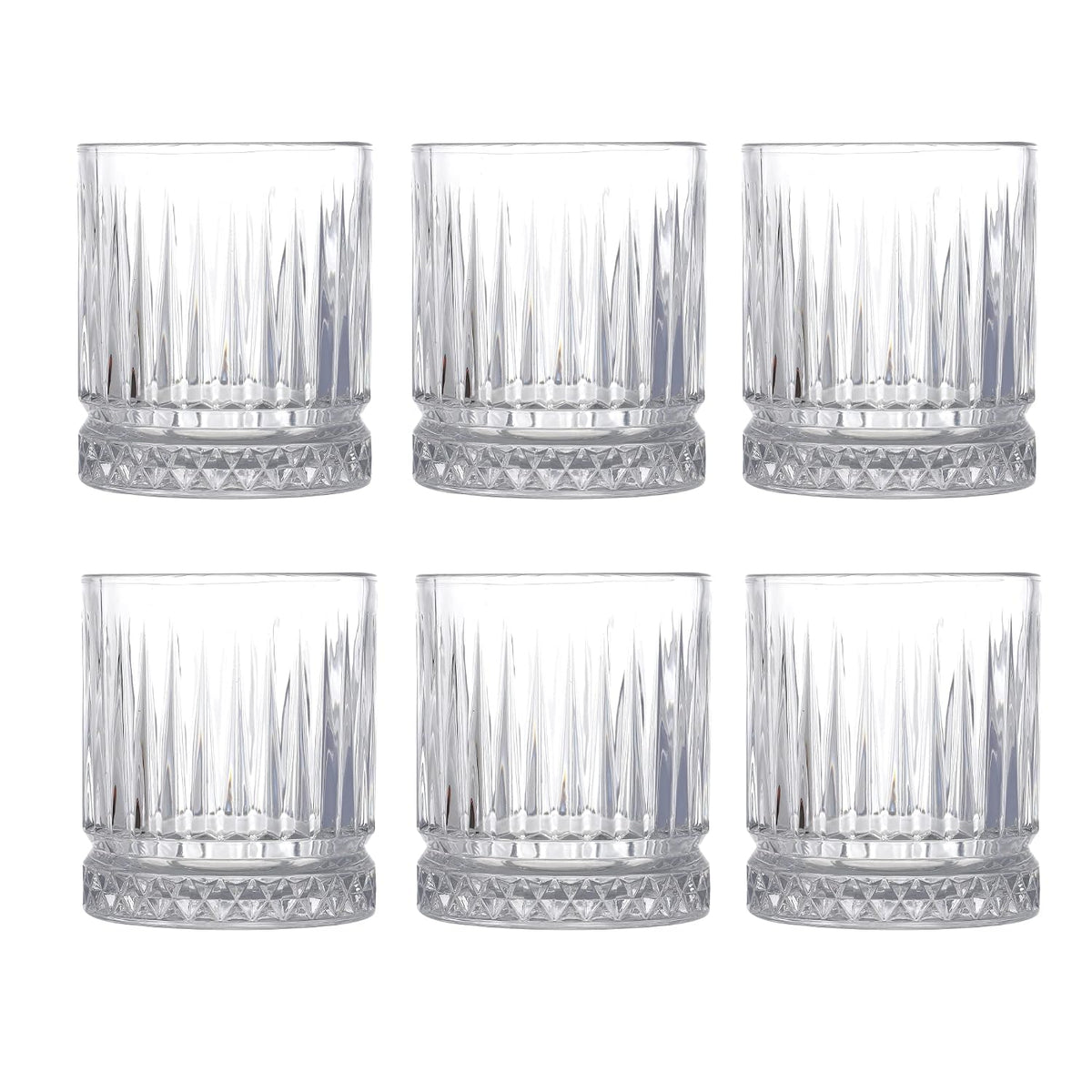 Sanjeev Kapoor Dubai Whisky Glass Set of 6 Pcs - 330ml