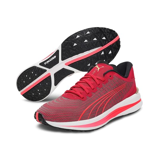 Puma Womens Electrify Nitro Turn WNS Persian Red Running Shoe - 4UK