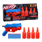 Nerf Alpha Strike Cobra RC-6 Targeting Set, 17 Pieces, Blaster, 6-Dart Blasting, 4 Half-Targets, 12 Darts, Multicolor