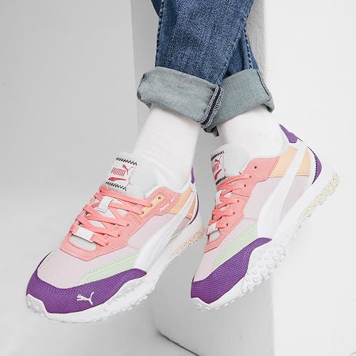 Puma Unisex-Adult Blktop Rider Multicolor Grape Mist-Passionfruit Sneaker - 5 UK