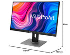 ASUS Proart Display PA278QV WQHD, 27 Inch (68.58 Cm) 2560 X 1440 Pixels Monitor, 100% Srgb/Rec. 709, E < 2, IPS, Displayport Hdmi Dvi-D Mini Dp, Calman Verified, Eye Care, Anti-Glare (Black)