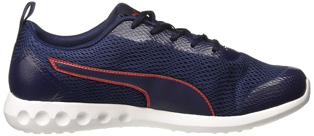 Puma mens Cruxston IDP Closed shoe Peacoat-High Risk Red 10 UK