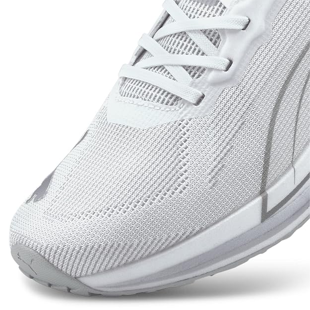 Puma Womens Velocity Nitro CoolAdapt WNS White-Silver Running Shoe - 3.5 UK