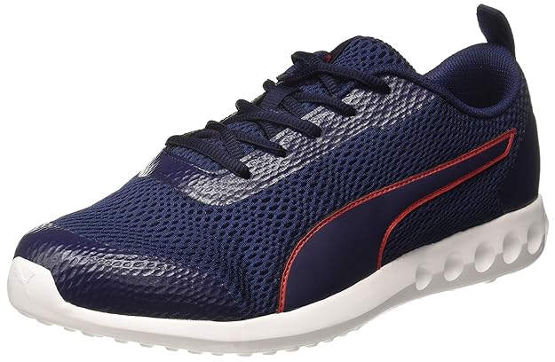 Puma mens Cruxston IDP Closed shoe Peacoat-High Risk Red 10 UK