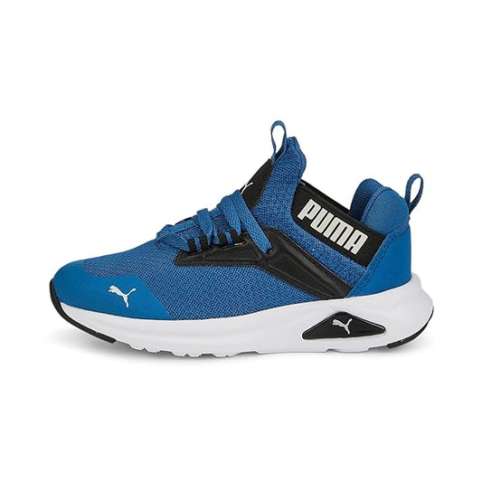 Puma Unisex-Kid Enzo 2 Refresh AC PS Lake Blue-Black Sneaker UK-1 (38567805)