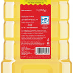 Jivo Cold Pressed Sunflower Oil 1 Litre | High in Polyunsaturated Fats | Vitamin A and D Fortified | Cholesterol Free Edible Oil | Ideal for Roasting, Frying, Baking, and All Types of Cuisines