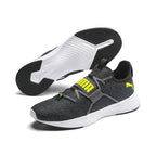 Puma Men's Persist XT Knit Castlerock-Yellow Alert Closed Shoe-10 Kids UK
