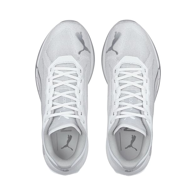 Puma Womens Velocity Nitro CoolAdapt WNS White-Silver Running Shoe - 3.5 UK
