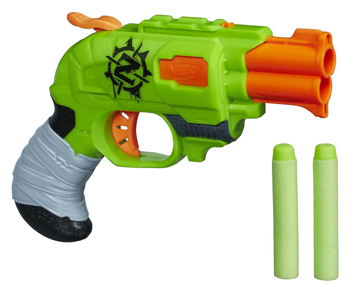 NERF Zombie Strike DoubleStrike (Multicolor) Includes 2 Darts, for Kids Ages 8 and Up,Plastic