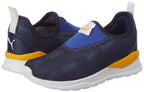 Puma Unisex-Kid Barney Pre-School Peacoat-Limoges-Spectra Yellow Sneaker - 12UK