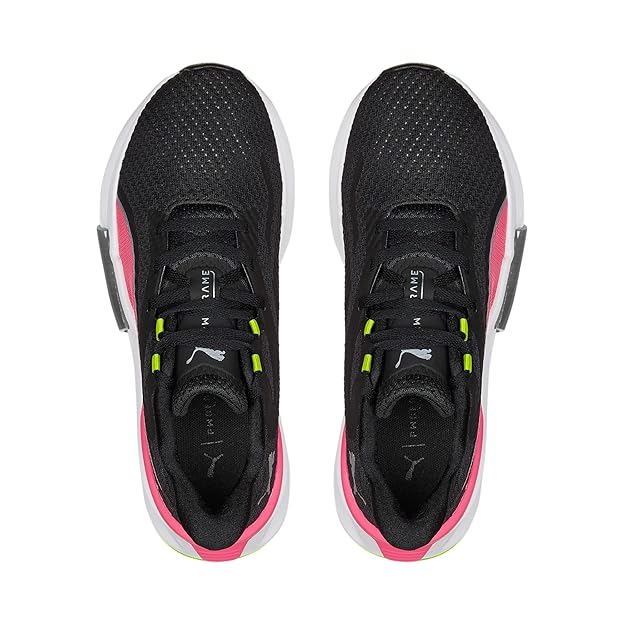 Puma Womens PWRFrame TR WN's Black-Sunset Pink Training Shoe - 3UK